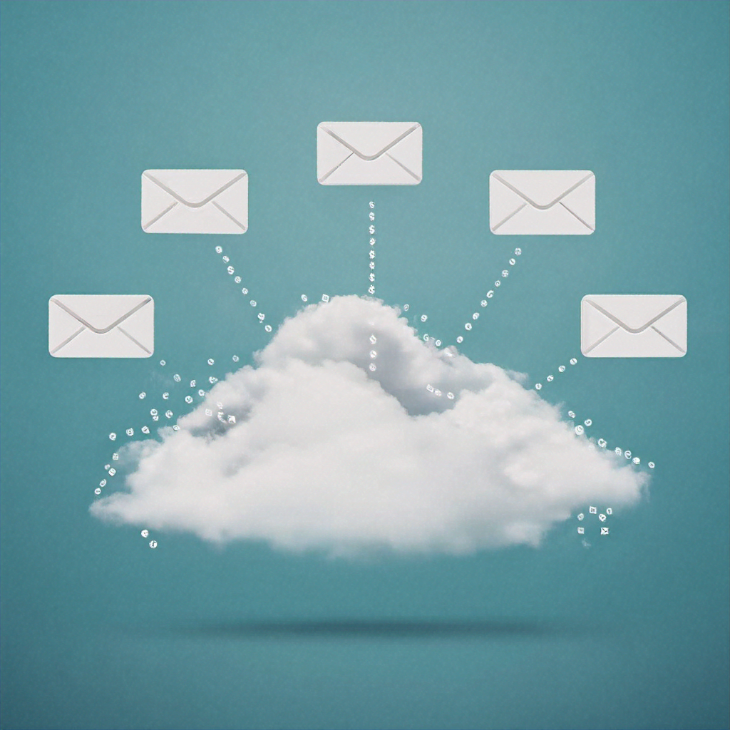 Sending emails from a cloud